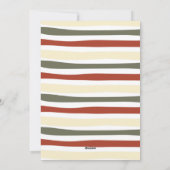 Invitation de fête de Noël moche moderne (Dos)