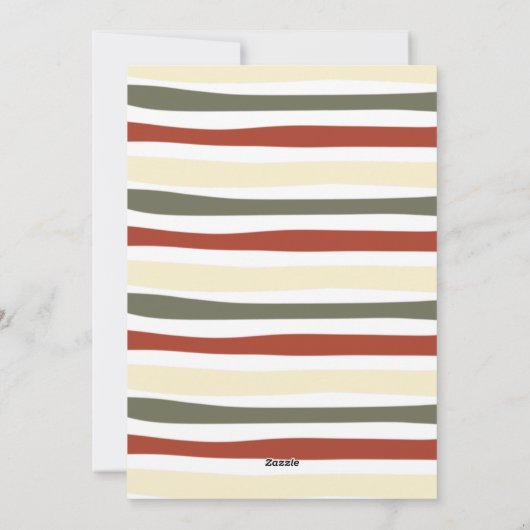 Invitation de fête de Noël moche moderne (Dos)