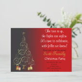 Invitation de fête de Noël personnalisable (Debout devant)