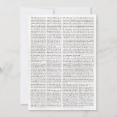 Invitation de fête de Noël personnalisée Invitatio (Dos)