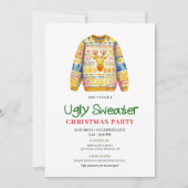 Invitation de fête de Noël pour un Sweater Moche D (Devant)