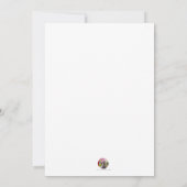 Invitation de fête de Noël Steampunk (Dos)