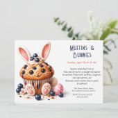Invitation de fête de Pâques pour petit-déjeuner a (Debout devant)