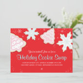 Invitation de fête de partie d'échange de biscuit (Debout devant)