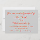 Invitation de fête de Parties scintillant de vacan (Dos)