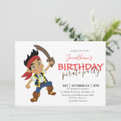 invitation de fête de pirates (Debout devant)