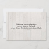 Invitation de fête de plage Surf's up Planche de s (Dos)