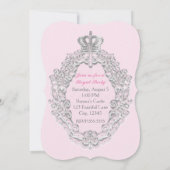 Invitation de fête de princesse de conte de fée vi (Dos)