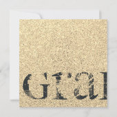 Invitation de fête de remise de diplôme de la fill (Dos)
