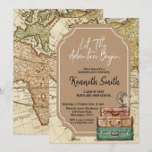 Invitation de fête de remise de diplôme sur le thè (Devant / Derrière)