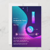 Invitation de fête de remise de diplômes Geometric (Devant)