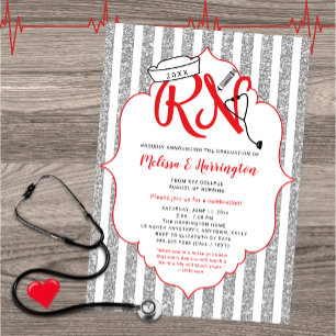 Invitation de fête de remise des diplômes