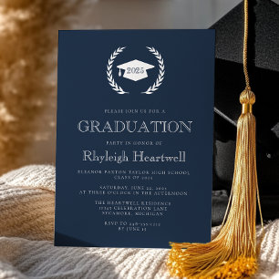 Invitation de fête de remise des diplômes 2025 Cas