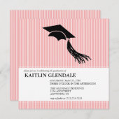 Invitation de fête de remise des diplômes avec le (Devant / Derrière)