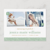 Invitation de fête de remise des diplômes avec pho (Devant)