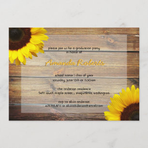 Invitation de fête de remise des diplômes de