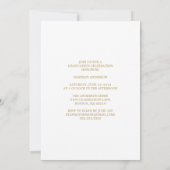 Invitation de fête de remise des diplômes de (Dos)