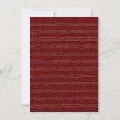 Invitation de fête de remise des diplômes de guita (Dos)