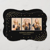 Invitation de fête de remise des diplômes de la (Devant / Derrière)