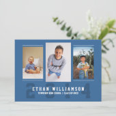 Invitation de fête de remise des diplômes de photo (Debout devant)