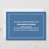 Invitation de fête de remise des diplômes de photo (Dos)