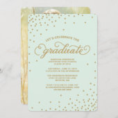 Invitation de fête de remise des diplômes des (Devant / Derrière)