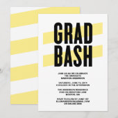 Invitation de fête de remise des diplômes du coup (Devant / Derrière)