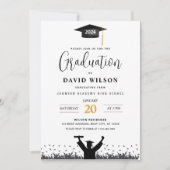 Invitation de fête de remise des diplômes moderne (Devant)