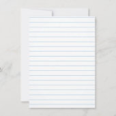 Invitation de fête de retraite pour enseignants co (Dos)