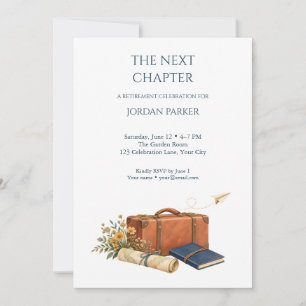 Invitation de fête de retraite pour le prochain ch