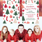 Invitation de fête de sommeil adulte rose vert