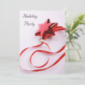 Invitation de fête de vacances (Debout devant)