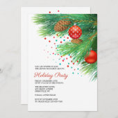 Invitation de fête de vacances (Devant / Derrière)