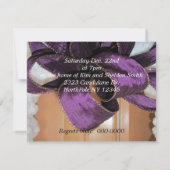 Invitation de fête de vacances (Dos)