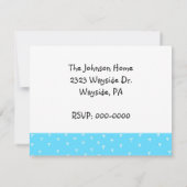 Invitation de fête de vacances (Dos)