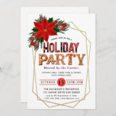 Invitation de fête de vacances (Devant / Derrière)