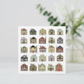 Invitation de fête de vacances (Debout devant)