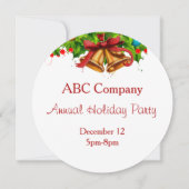 Invitation de fête de vacances (Devant)