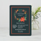 Invitation de fête de vacances (Debout devant)