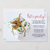 Invitation de fête de vacances (Devant)