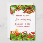 Invitation de fête de vacances Affaires ou personn (Devant)