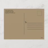 Invitation de fête de vacances amusante à carreaux (Dos)