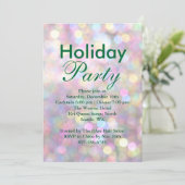 Invitation de fête de vacances de l'entreprise col (Debout devant)