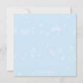 Invitation de fête de vacances de Noël de couples (Dos)