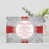 Invitation de fête de vacances de perfection de (Debout devant)