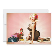 Invitation de fête de vacances de Pin- de