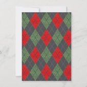 Invitation de fête de vacances de Sweater (Dos)