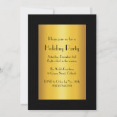 Invitation de fête de vacances des années 1920 (Dos)