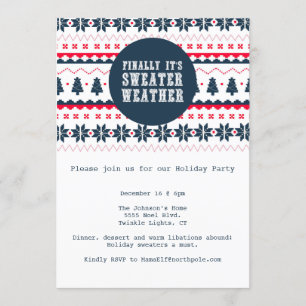 Invitation de fête de vacances du temps   de