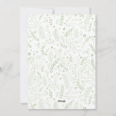 Invitation De Fête De Vacances Minimale Ho Ho Ho (Dos)